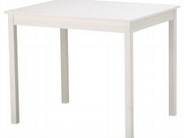 Стол белый Массив сосны 90x70 олмстад IKEA