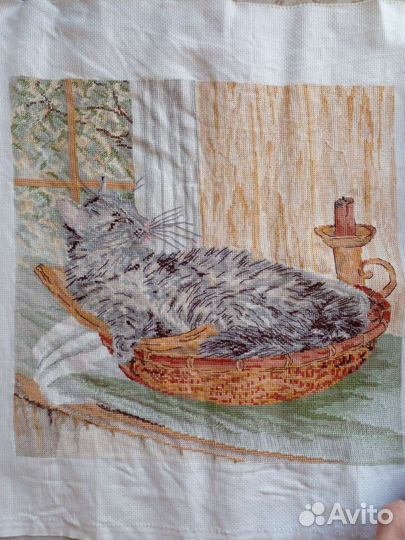 Картина вышитая крестом