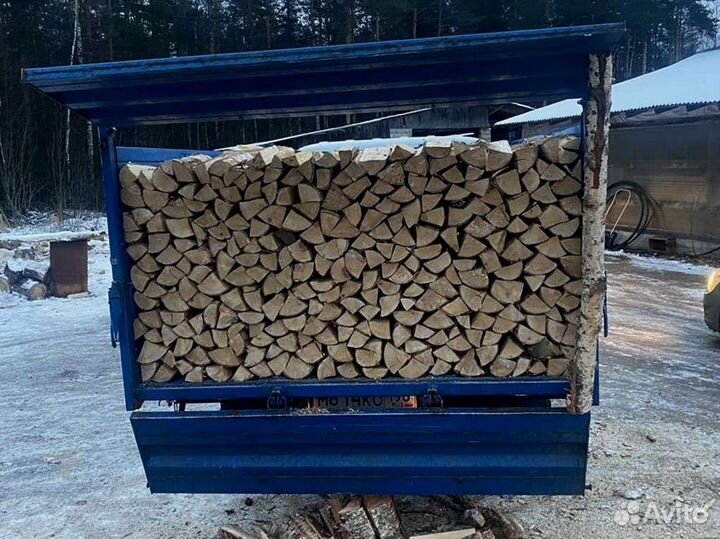Дрова березовые. Колотые