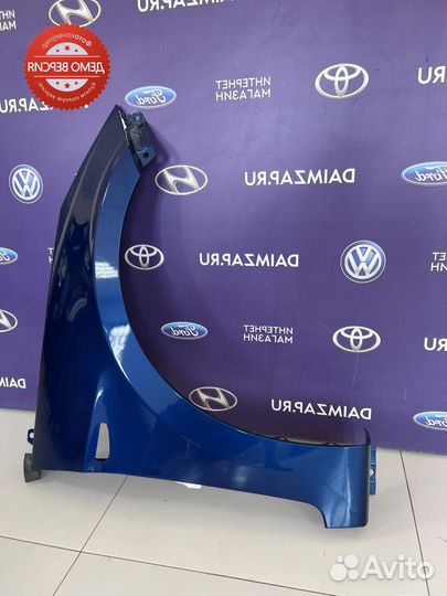 Крыло Hyundai Solaris (15-17) правое / синий ZD6