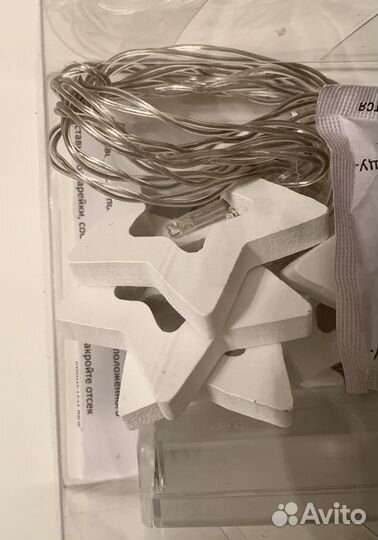 Новогодний декор, гирлянда, елочка с подвесками