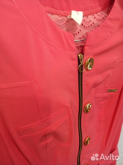 Платье вечернее коралловое