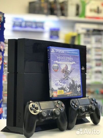 Sony PS4 Fat + 2 геймпада + игра
