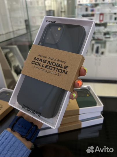 Чехол кожанный K-Doo MagSafe для iPhone 13 pro max