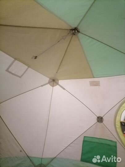 Зимняя палатка cube трехслойная бу