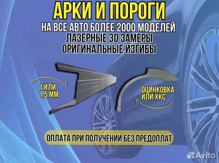 Ремкомплект порогов Mazda 6 GG