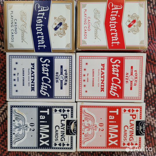 Игральные карты bicycle Warrior horse и др