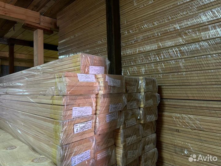 Планкен из лиственницы 20х120 сорт Д