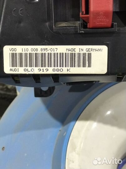 Приборная панель audi a3 8l рест