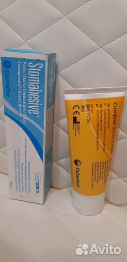 Паста герметик и крем для защиты кожи вокруг стомы