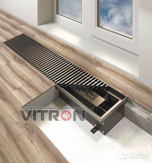 Конвектор в пол электрический без вентилятора 90