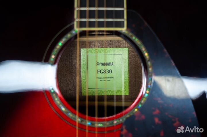 Гитара Yamaha fg830 TBS