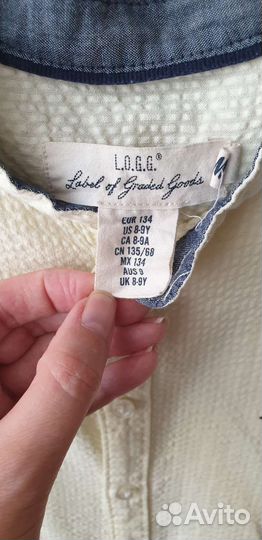 Рубашки с коротким рукавом 134