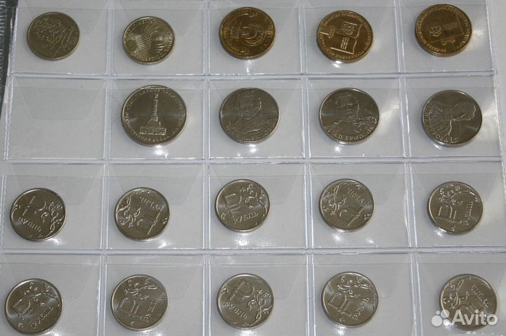 1-2-5рублей юбилейные монеты России