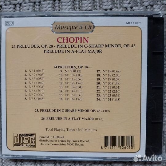 Cd диски Фредерик Шопен