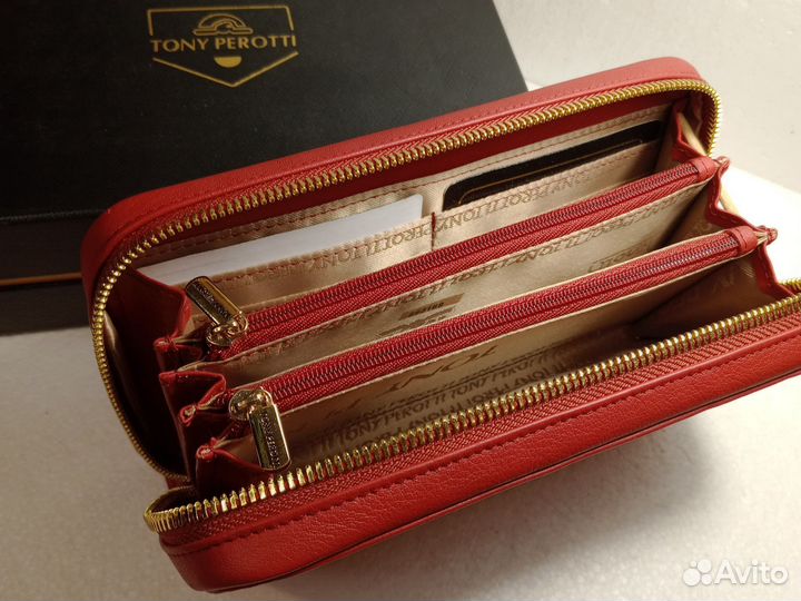 Кошелёк клатч Италия кожа нишевый