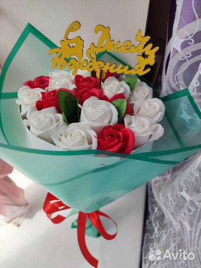 Букет из мыла