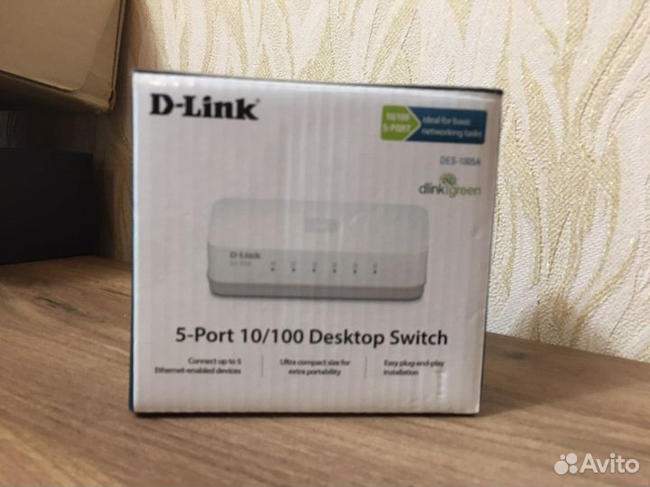 Switch D-link Свитч на 5 портов