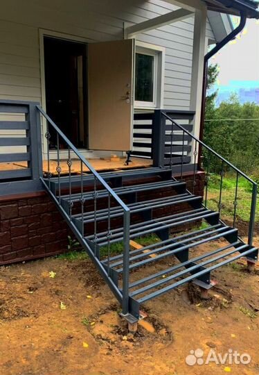 Лестницы прямые под ключ