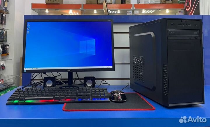 Компьютер IntelCore2 Duo E8400/4Gb/HD5750/SSD/450W