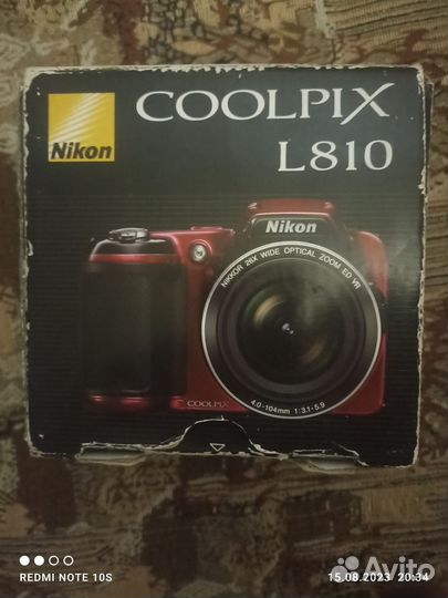 Фотоаппарат nikon coolpix l810