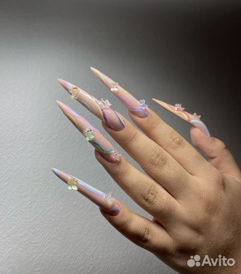 Наращивание ногтей бесплатно