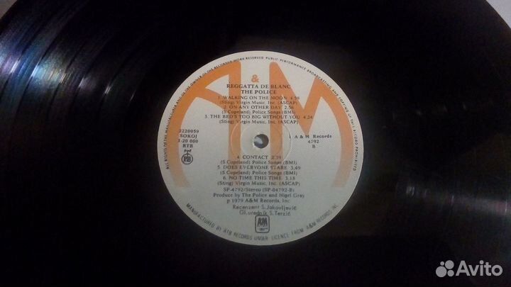 The Police, винил