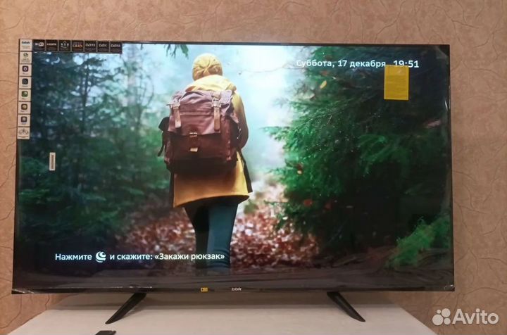 Телевизоры BBK 55дюйма (140см) Smart TV 4K нoвыe