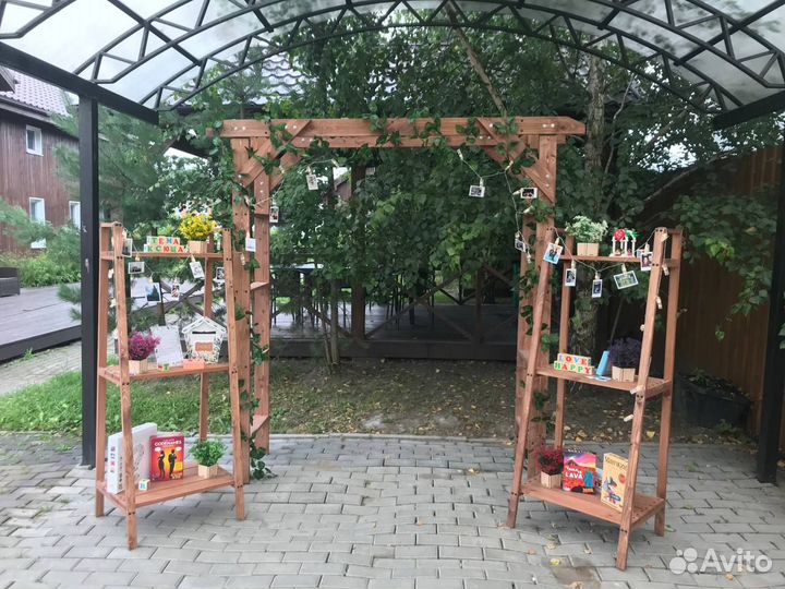 Арка садовая деревянная