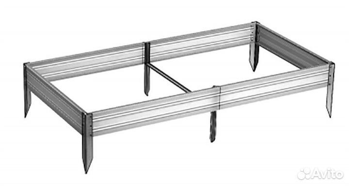Оцинкованные грядки Премиум 0,7х2м