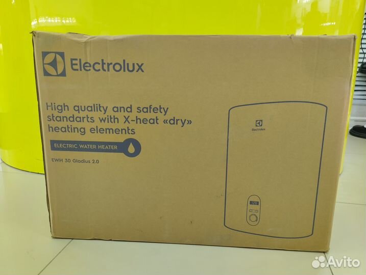 Водонагреватель, Electrolux EWH 30 Gladius 2.0, Но