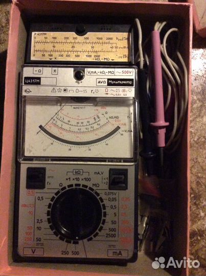 Мультиметры тестеры СССР