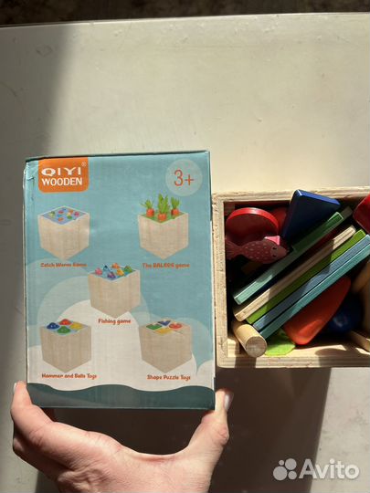 Кубик сортер монтессори