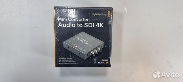 Blackmagic Mini Converter - Audio to SDI 4K