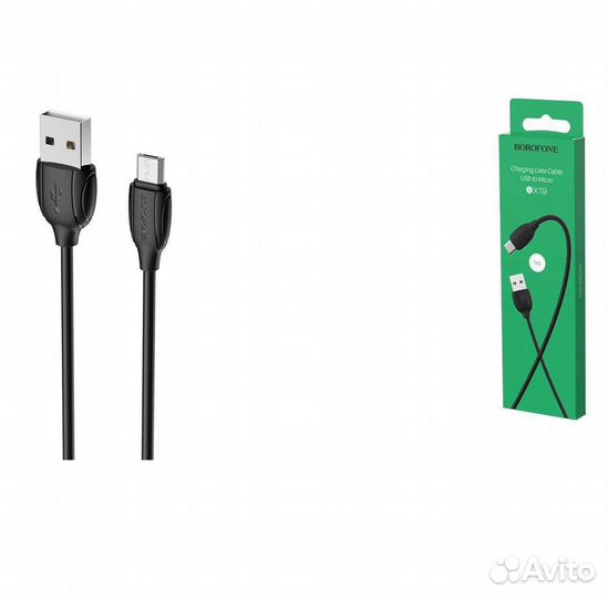 Кабель Borofone BX19 USB to microUSB 1m
