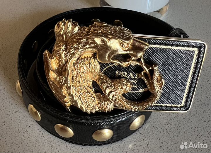 Ремень женский prada дракон