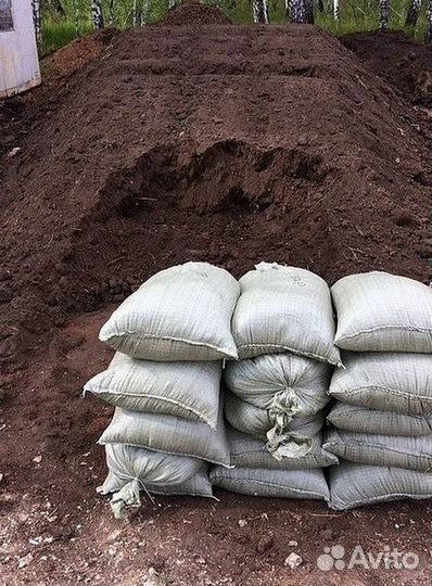 Чернозем в мешках
