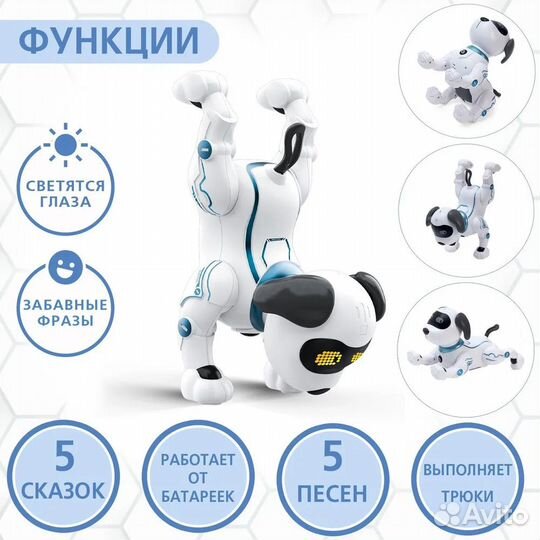 Интерактивная игрушка собака «Дружок-трюкач»