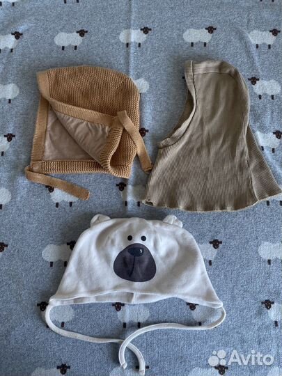 Шапка детская 3 штуки