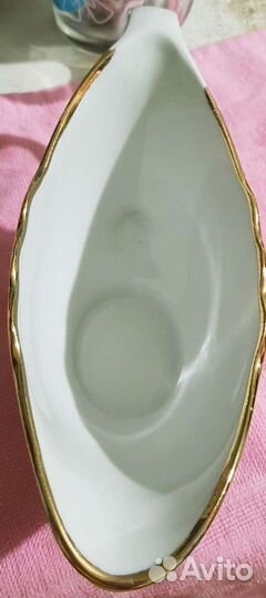 Соусник Дулево, Хризантемы 1 сорт, винтаж 1986г