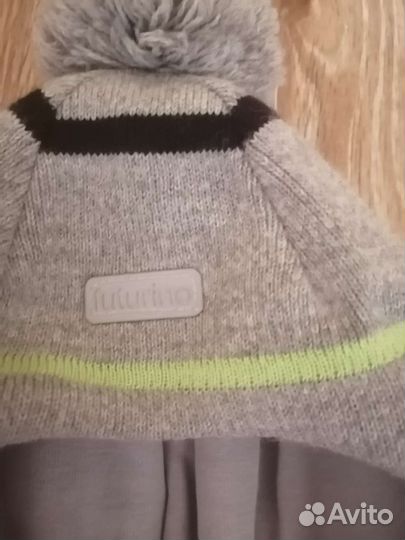 Шапка шлем для мальчика 48 50