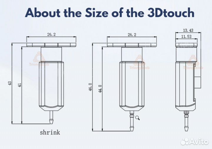 Bltouch датчик автоуровня 3dtouch