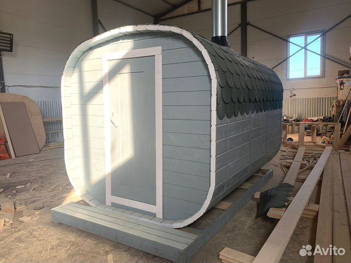 Баня бочка квадро с доставкой
