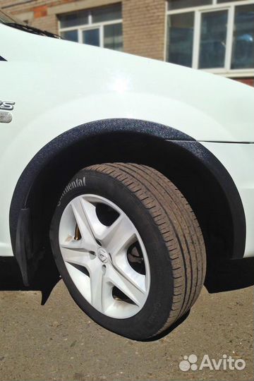 Накладки на арки Renault Logan 1 (10-14) RA