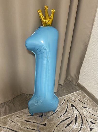 Воздушные шарики цифра