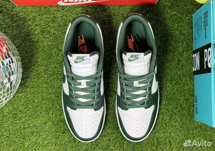Nike dunk low green оригинал