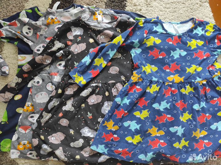 Платье для девочки 116, пакетом