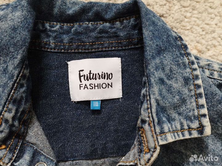 Рубашка джинсовая 110