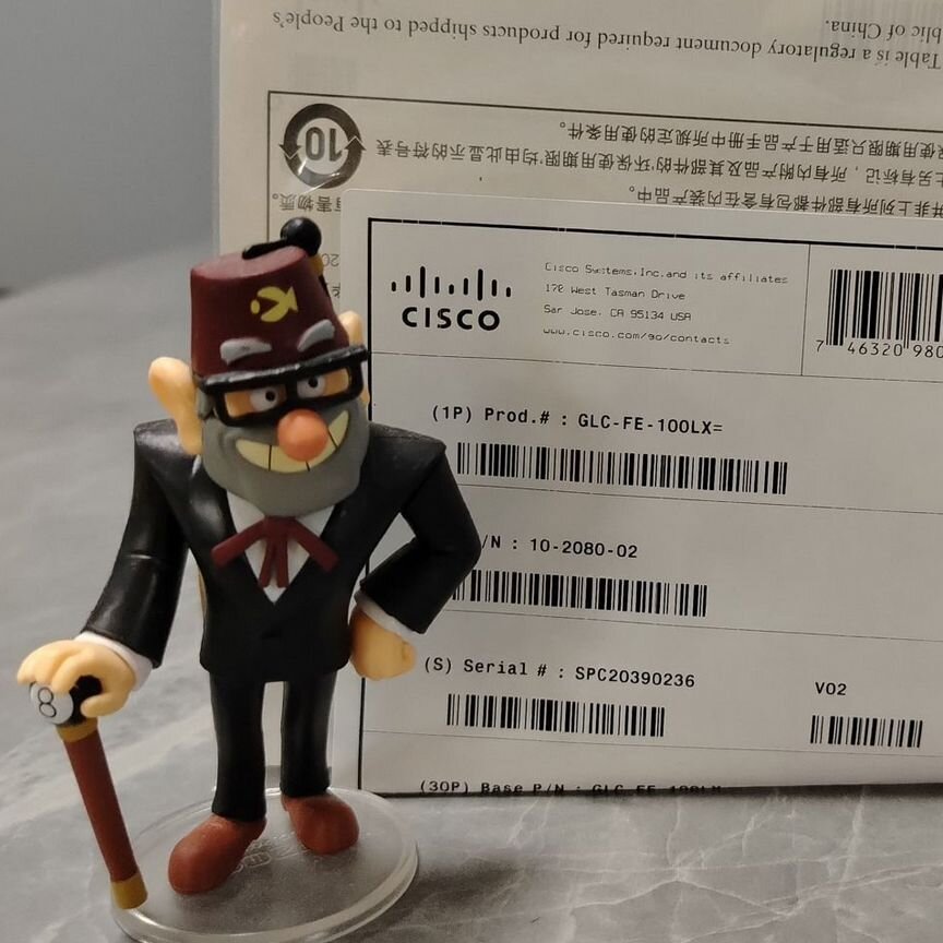 [GLC-FE-100LX] Трансивер Cisco Новый Glc-Fe-100lx