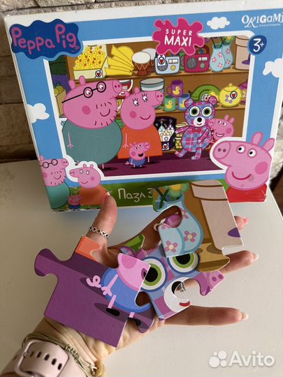 Пазлы для малышей Свинка пеппа